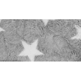 Sitting Point BeanBag Fluffy 70 x 90 cm grau