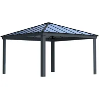 CANOPIA Palram - Canopia Dallas 4,3x4,3m Gartenpavillon, Anthrazit