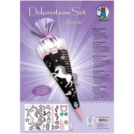 Ursus Deko Set Schultüte Easy Line UNICORN