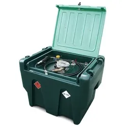 Mobile Dieseltankstelle aus Polyethylen (PE), 12 Volt Pumpe, 900 Liter Volumen