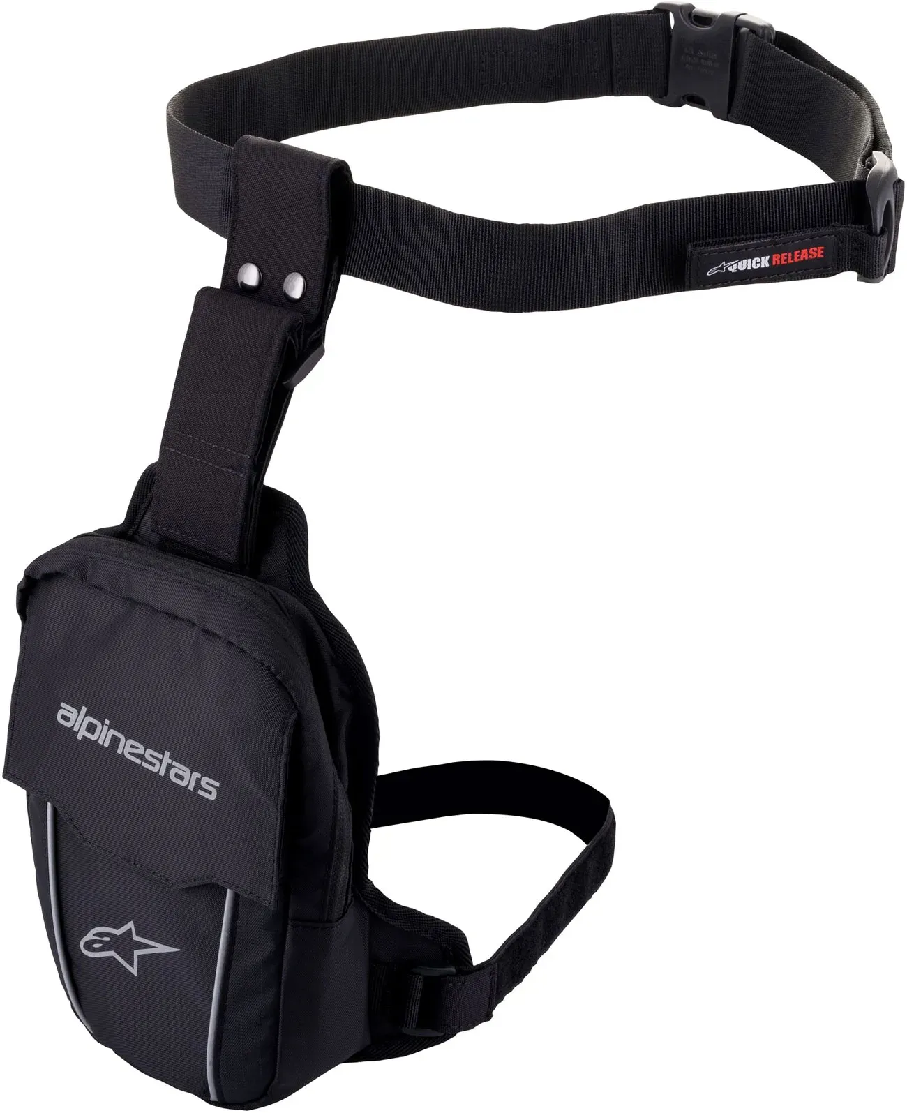 Alpinestars Access, sac de cuisse - Noir/Noir