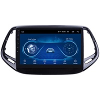 Autoradio 9 Zoll Android 12 Autoradio GPS Player Navi - Anwendbar für Jeep Compass 2017-2018, Auto Touchscreen WiFi Navigation Head Unit Stereo Multimedia,8core-WiFi: 2+32G