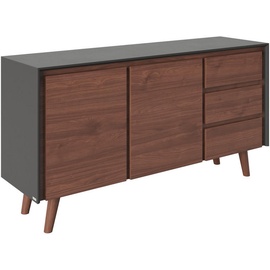 Playboy Sideboard Victoria Walnussfarben