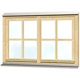 SKANHOLZ Doppelfenster 132,4 x 82,1 cm beige