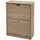 Mendler Schuhkipper HWC-K45, 81x60x25cm 2 Klappen, MDF ~ naturbraun