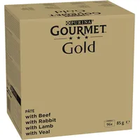 Purina Gourmet Gold Feine Pastete Sorten-Mix 96 x 85 g