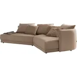 Designwerk »New York L-Form, anmutendes Designsofa«, mit moderner R&ung im Rücken