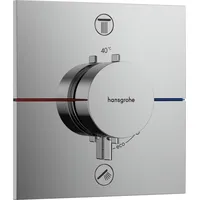 Hansgrohe ShowerSelect Comfort E Duschthermostat Unterputz für 2 Verbraucher Chrom 15572000
