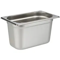 APS GN 1/4 Behälter, rostfreier Gastronormbehälter Edelstahl, Abmessungen 26,5