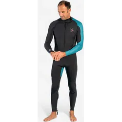 Neoprenanzug Herren Wasserwandern 3/2mm - schwarz SCHWARZ|hellblau XL