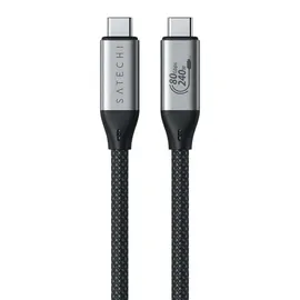Satechi USB4 V2 Cable - Silber/Schwarz