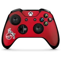 DeinDesign Skin kompatibel mit Microsoft Xbox One X Controller Folie Sticker 1. FC Köln Offizielles Lizenzprodukt EffZeh