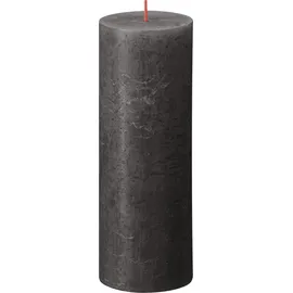 Bolsius Rustik Stumpenkerze 19 x 6,8 cm stürmisches grau