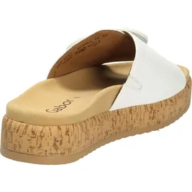 Gabor Plateau Pantolette weiß 43 EU