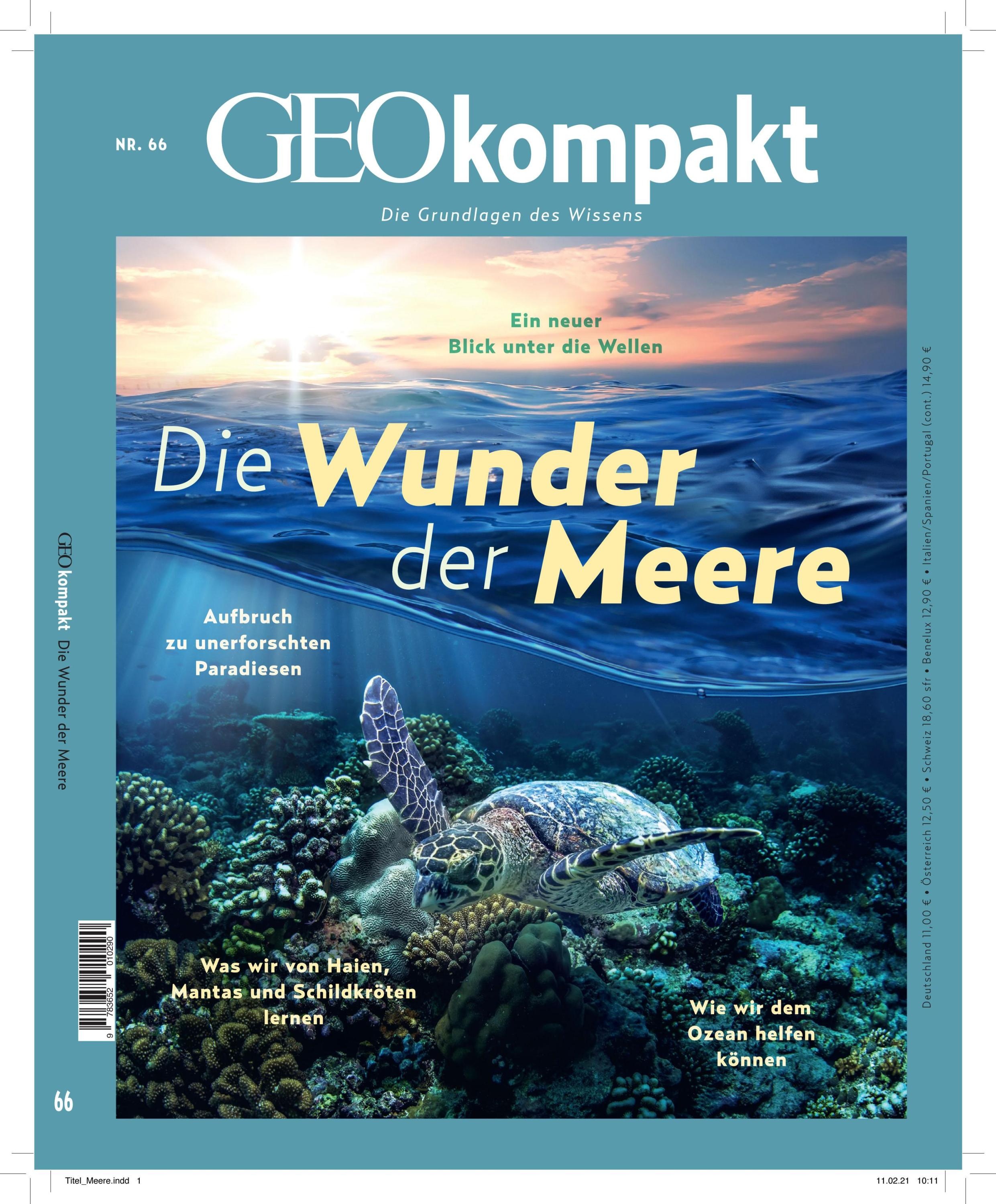 Geokompakt 66/2021 - Die Wunder Der Meere - Jens Schröder  Markus Wolff  Geheftet