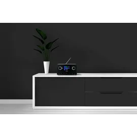 Medion P85444 2.1 Internetradio mit Subwoofer (DAB+, UKW Radio, Spotify Connect, WLAN, Bluetooth, Streaming, Equalizer, Farbdisplay, USB, AUX, Wecker, Schlummerfunktion, Sleep Timer) Titan