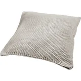 Hahn Haustextilien Kissenbezug STRICK 50 x 50 cm Natur