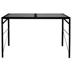 VITAVIA Pflanztisch, BxL: 121 x 121 cm, Aluminium - schwarz