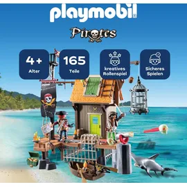 Playmobil Pirates Piratenhafen mit Seeräuber-Gefängnis