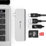 Adam elements CASA Hub 5E - 5 port USB-C to Card Reader Hub, Grey