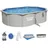 BESTWAY Hydrium Stahlwandpool Komplett-Set 500 x 366 x 122 cm inkl. Sandfilteranlage