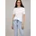 street one studio STREET ONE Basic T-Shirt in Rippstruktur - weiß,