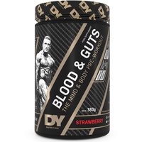 DY Nutrition Blood and Guts | Pre Workout Booster mit Arginin + Citrullin | 380g Strawberry