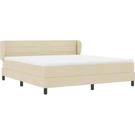 vidaXL Boxspringbett 180 x 200 cm Creme