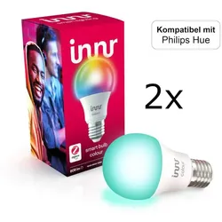 innr E27 Smart Bulb Colour, ZigBee 3.0 2x Bundle LED-Beleuchtung