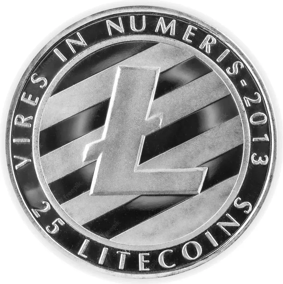 Crypto Novelty, Münzen, Litecoin Cryptocurrency Souvenir Novelty Item Coin, Silber