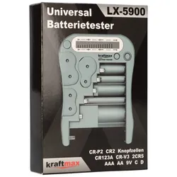 Universal Batterie- & Akkutester LX-5900 Blister mit Display