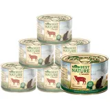 Dehner Best Nature Katzenfutter Senior, Lamm und Weizenkleie, 6 x 200 g (1.2 kg)