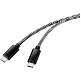 Renkforce USB 2.0 USB-C® Stecker 0.50 m Schwarz RF-4598416