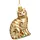 SIKORA Katze Glas Figur Weihnachten Anhänger Ornament - Meisterstücke - BS705, Variante:rot getiegert