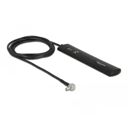 DeLOCK LTE Antenne TS-9 Stecker 90° omnidirektional starr mit Klebemontage