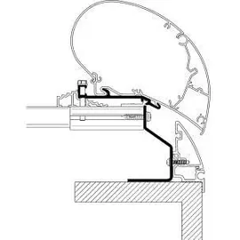 Thule Omnistor 9200/6300 Adapter für Fendt Brilliant