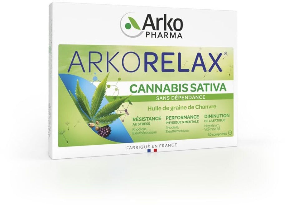 Arkopharma ARKORELAX® Cannabis Sativa 30 pc(s) comprimé(s)