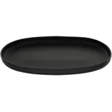 CreaTable Servierplatte UNO Black, Schwarz,