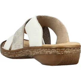 Rieker Damen Sandalen für Damen, weiß, 42 EU