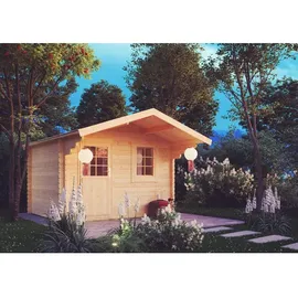 Kiehn-Holz Kaisersberg Gartenhaus 3,40 x 3,93 m Beige