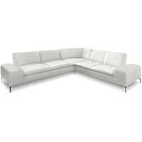 Willi Schillig Ecksofa 16540 valentinoo Leder Weiß 318 x cm