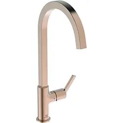 Ideal Standard Gusto Küchenarmatur BD411J4 sunset rose, mit hohem eckigen Rohrauslauf