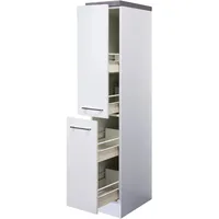 Flex-Well Apothekerschrank Kopenhagen 30 x 162 x 60 cm Weiß