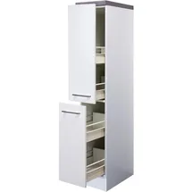 Flex-Well Apothekerschrank Kopenhagen 30 x 162 x 60 cm Weiß