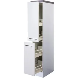 Flex-Well Apothekerschrank Kopenhagen 30 x 162 x 60 cm Weiß
