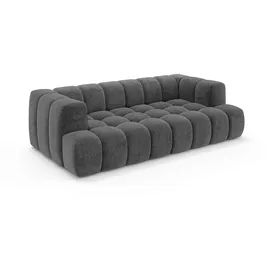 homsy by ana johnson Big-Sofa HOMSY BY ANA JOHNSON "»XL« BOUBELLE Design-Sofa extra tief, Bubble-Optik, Breite 246 cm", anthrazit, B:246cm H:75cm T:135cm, 100% Polyester, Sofas, Big-Sofa, 4-Sitzer mit Wellenunterfederung, XL Sitztiefe 100 cm
