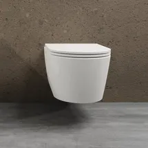 Scarabeo Glam Wand-WC mit WC-Sitz Weiß