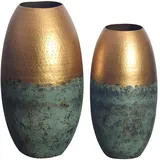 FineBuy FineBuy, Vase, Patina (2x)