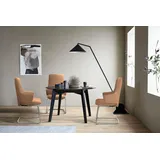 Stressless® Polsterstuhl Laurel, High Back mit Armlehne, Größe L, mit Beinen aus Stahl in Schwarz matt braun