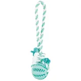 Trixie Denta Fun Spieltau mit Ball Ball aus Naturgummi 3299